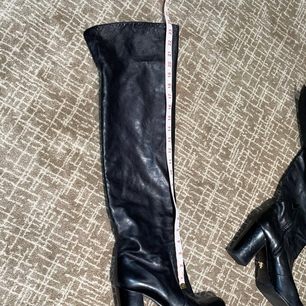 Prada Over the Knee Leather Boots - Picture 12 of 15